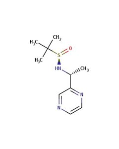 Astatech (R)-2-METHYL-N-((R)-1-(PYRAZIN-2-YL)ETHYL)PROPANE-2-SULFINAMIDE; 1G; Purity 95%; MDL-MFCD32661245